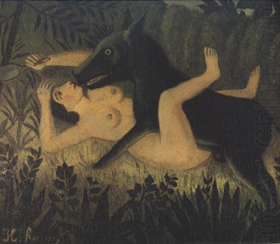 Beauty and the Beast, Henri Rousseau
